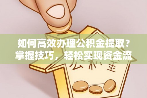 莲都如何高效办理公积金提取？掌握技巧，轻松实现资金流动